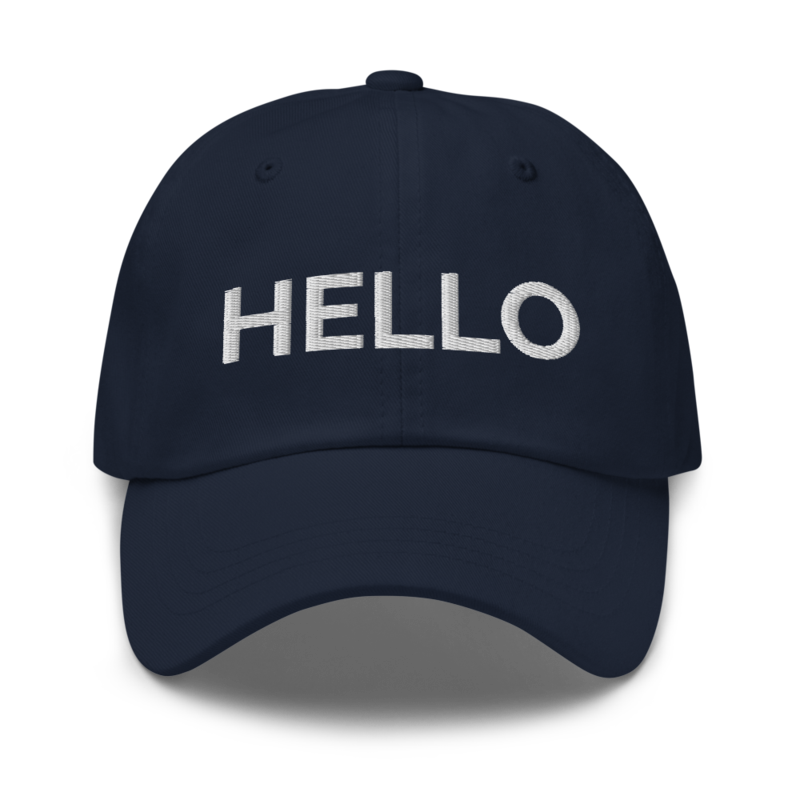 Hello Hat - Navy