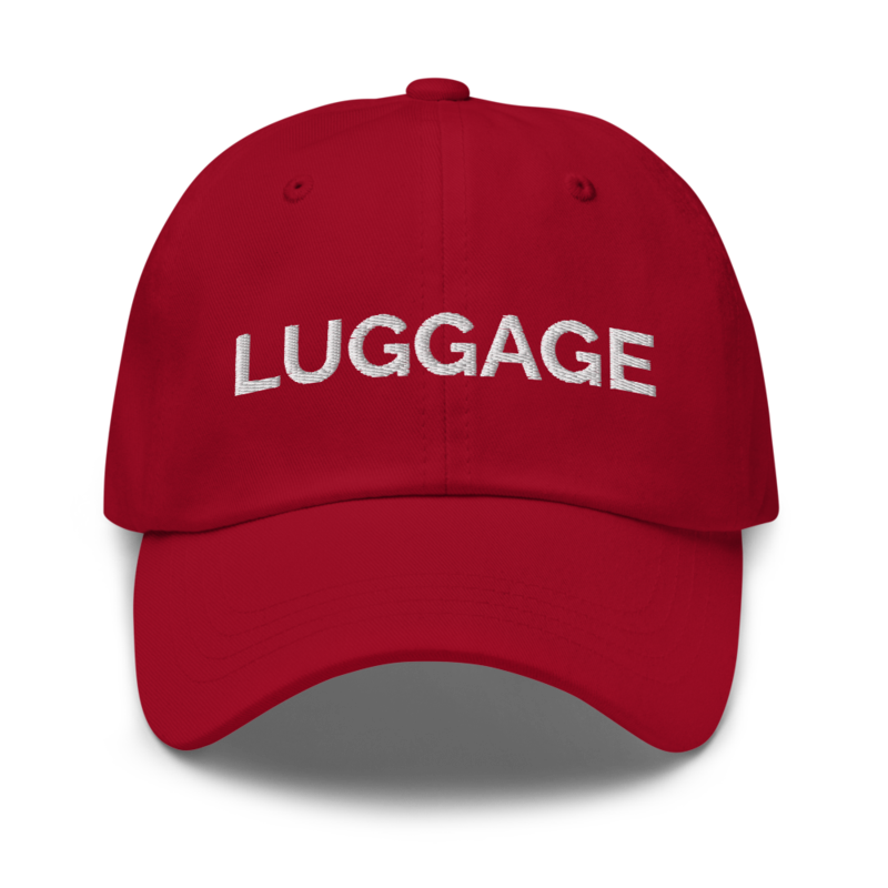 Luggage Hat - Cranberry