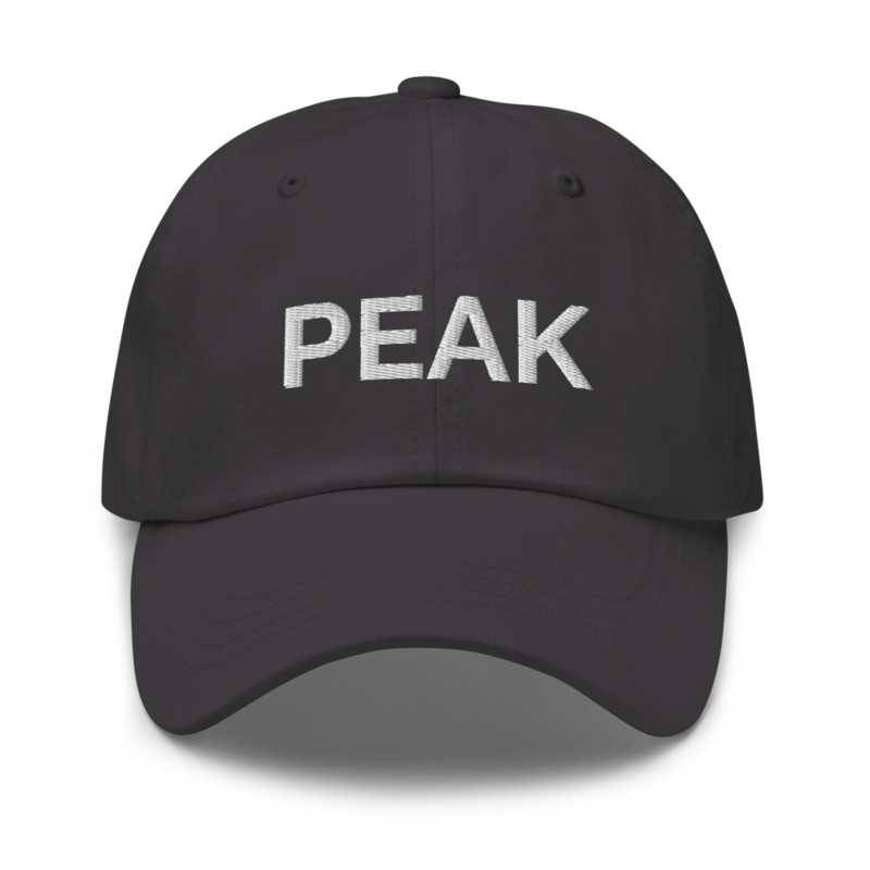 Peak Hat - Dark Grey
