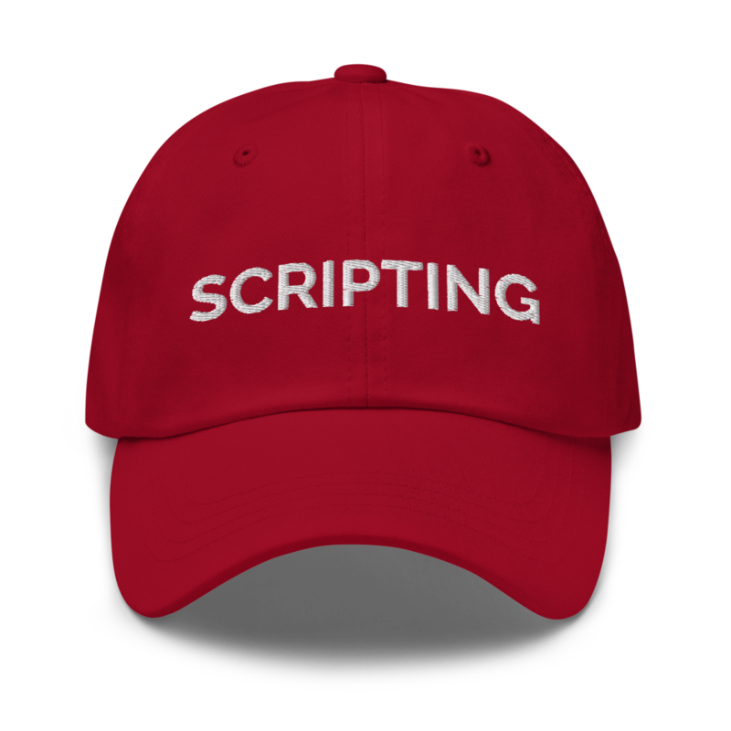 Scripting Hat - Cranberry