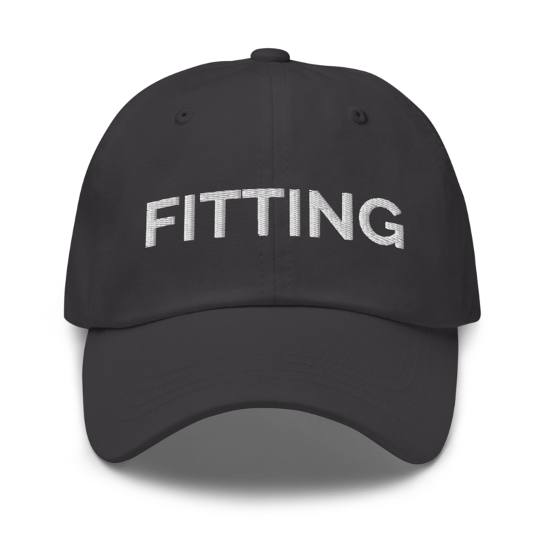 Fitting Hat - Dark Grey