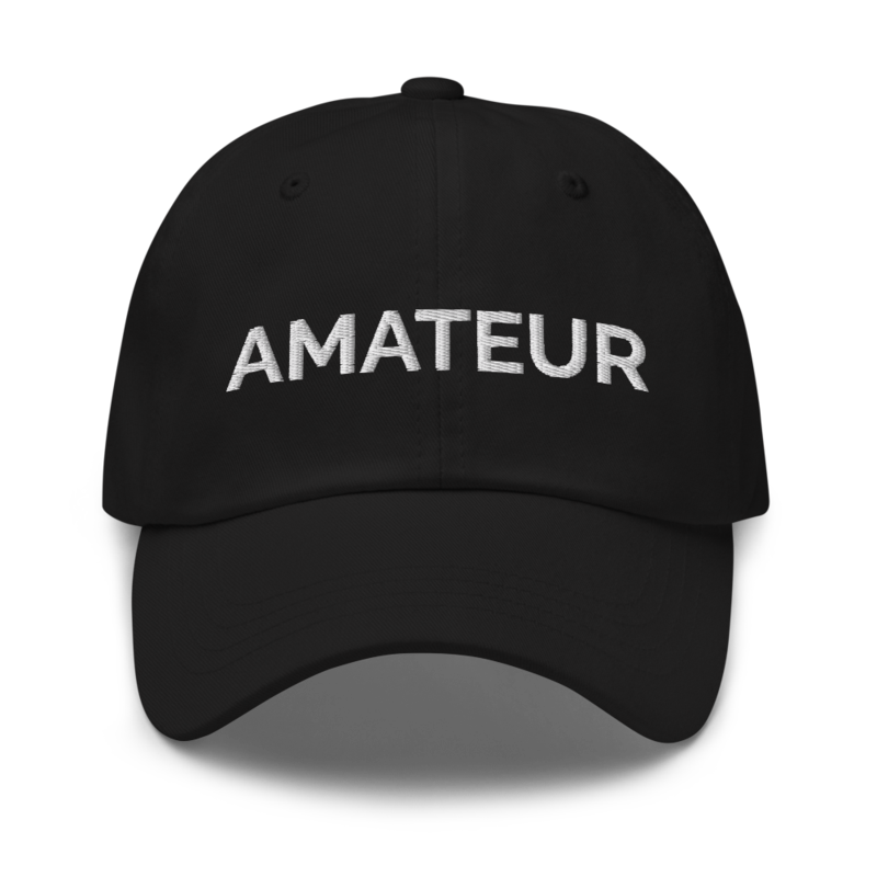 Amateur Hat - Black