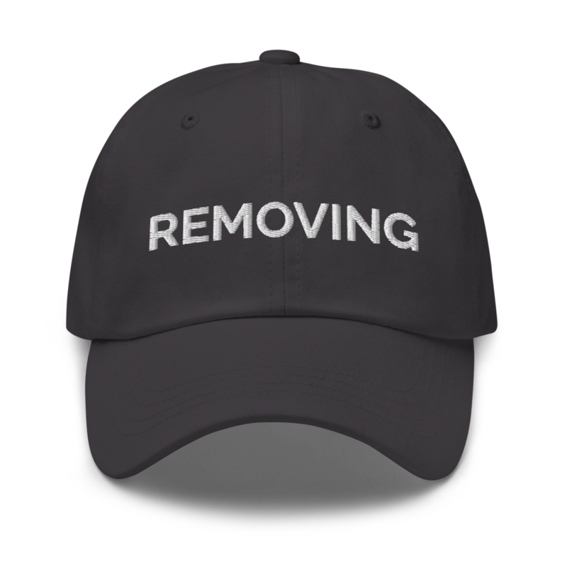 Removing Hat - Dark Grey