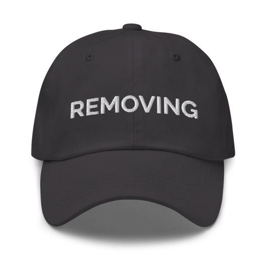 Removing Hat - Dark Grey