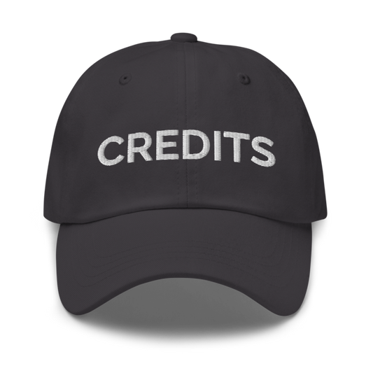Credits Hat - Dark Grey