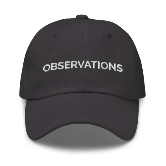 Observations Hat - Dark Grey