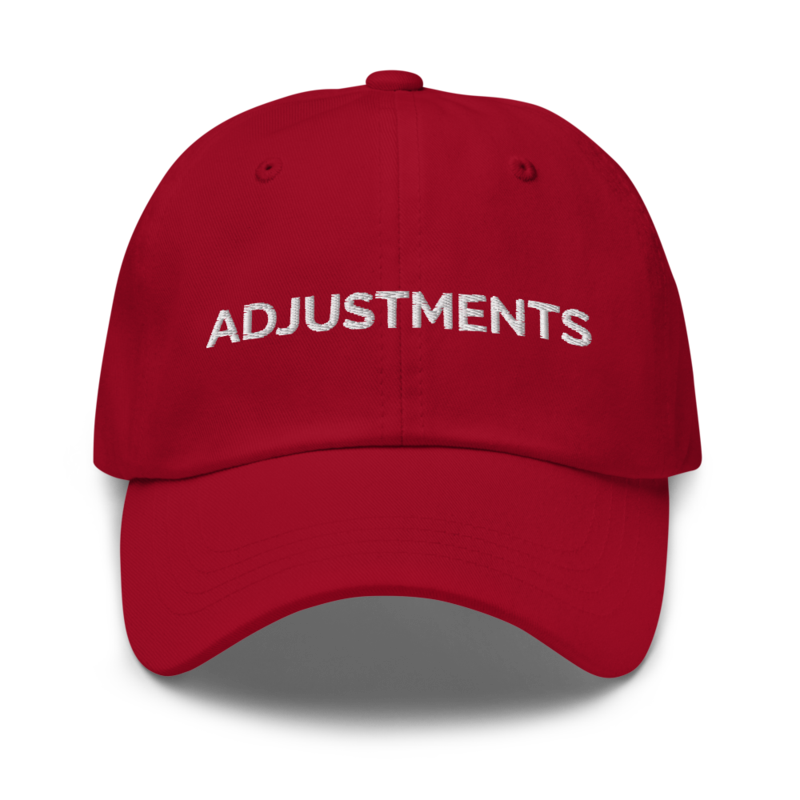 Adjustments Hat - Cranberry
