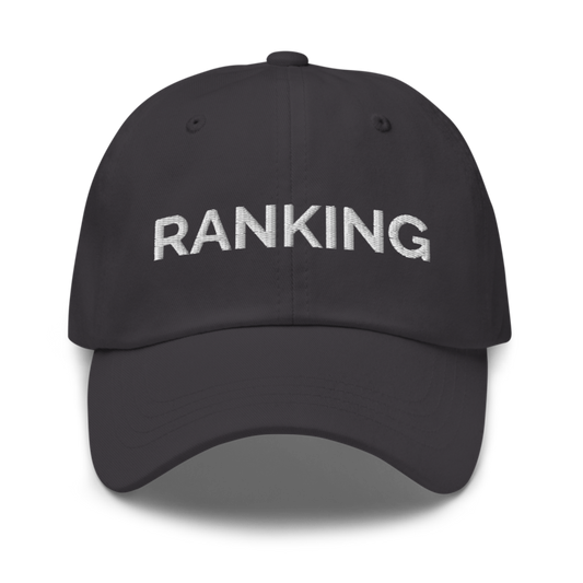 Ranking Hat - Dark Grey