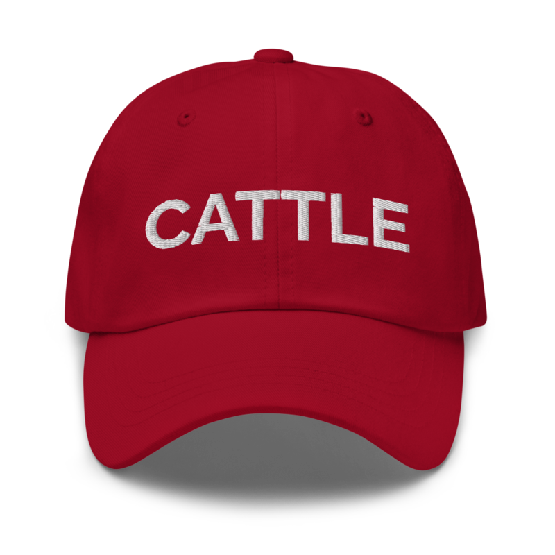 Cattle Hat - Cranberry