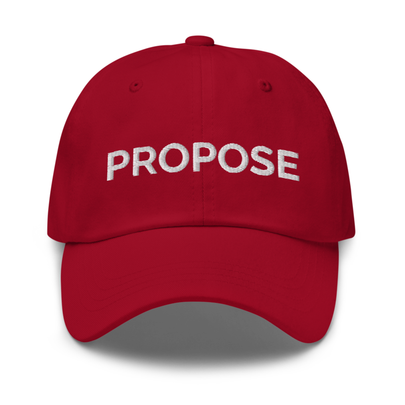 Propose Hat - Cranberry