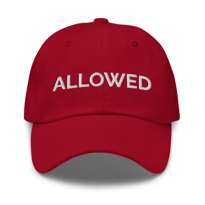 Allowed Hat - Cranberry