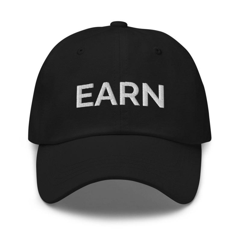 Earn Hat - Black
