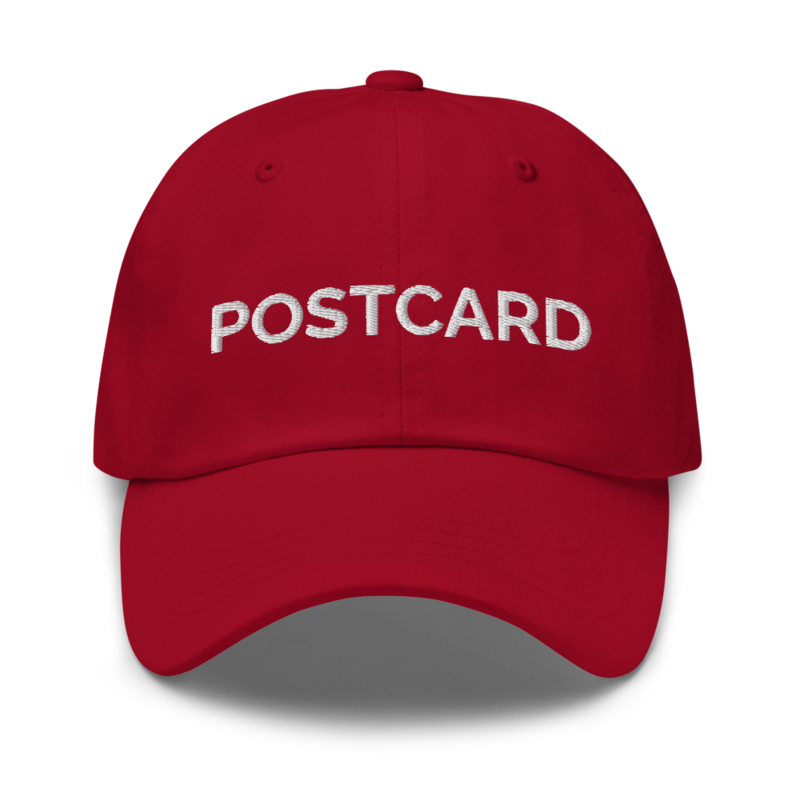 Postcard Hat - Cranberry