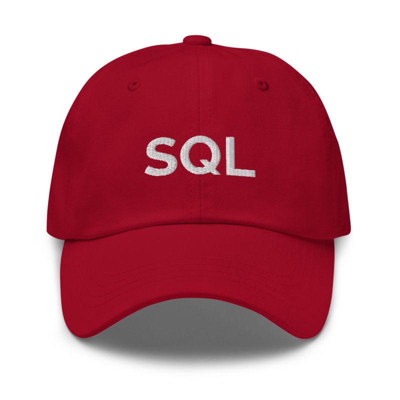 Sql Hat - Cranberry