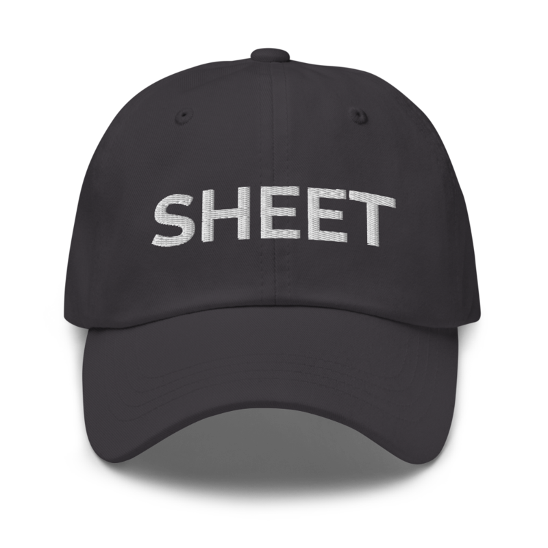 Sheet Hat - Dark Grey