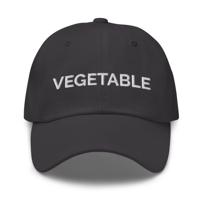 Vegetable Hat - Dark Grey