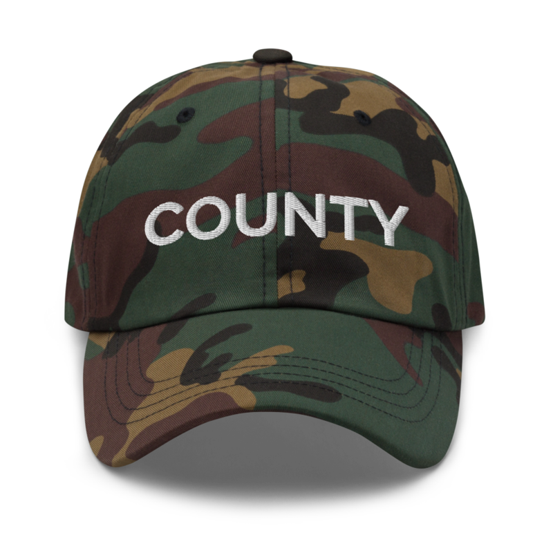 County Hat - Green Camo