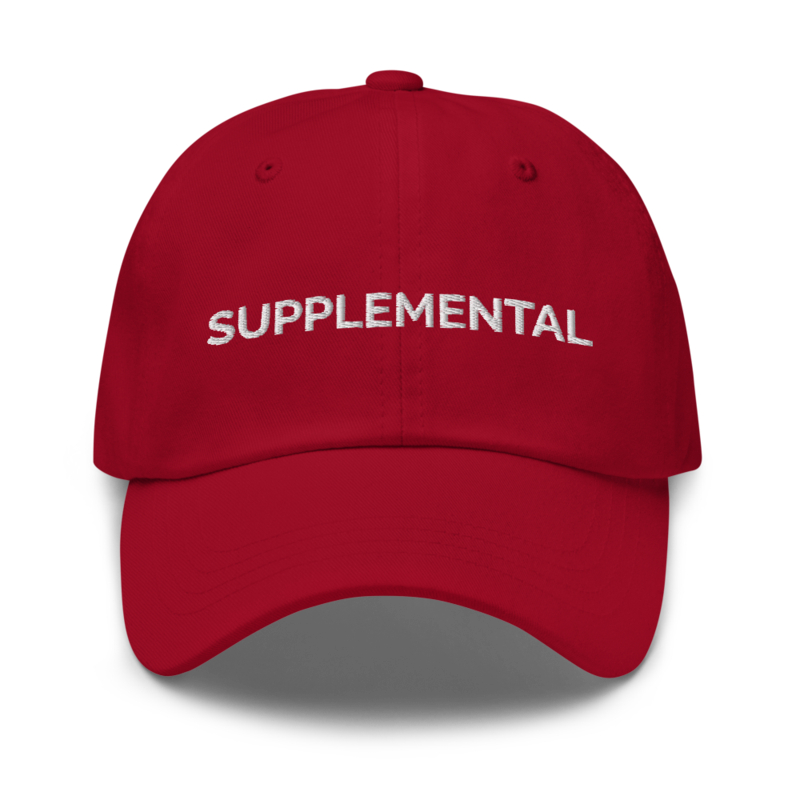 Supplemental Hat - Cranberry