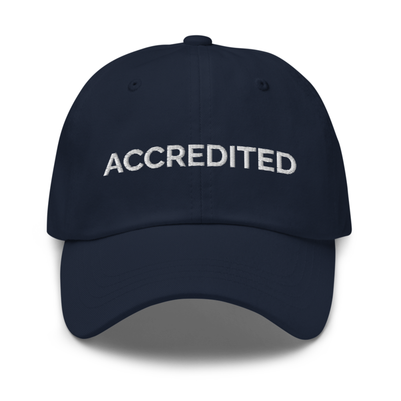 Accredited Hat - Navy