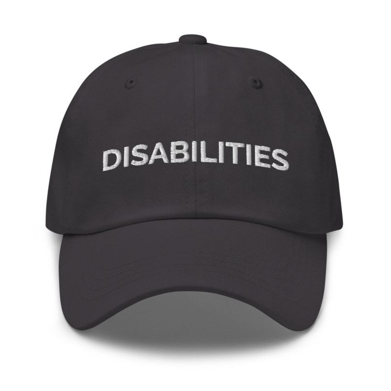 Disabilities Hat - Dark Grey