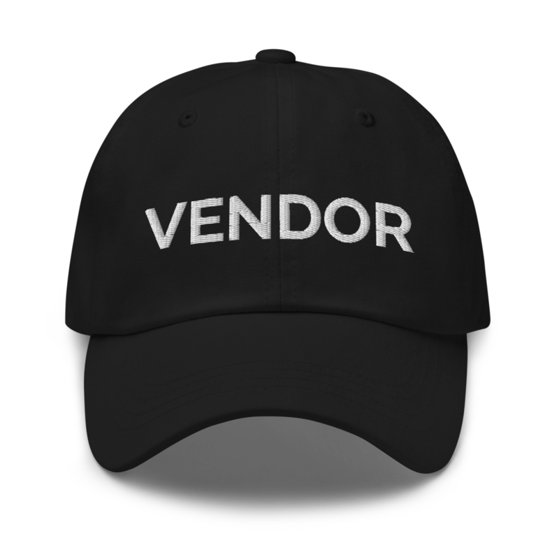 Vendor Hat - Black