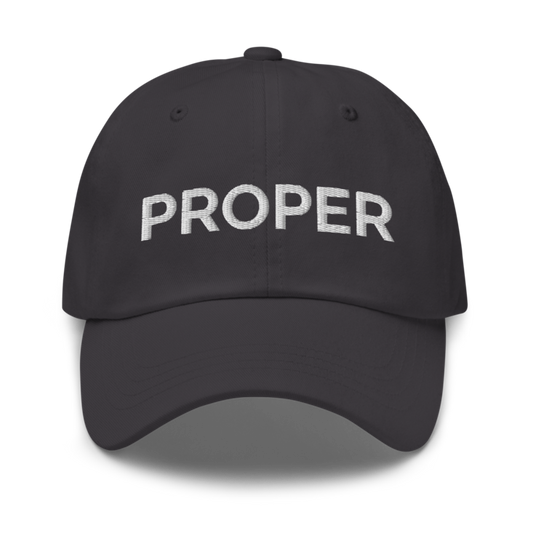Proper Hat - Dark Grey