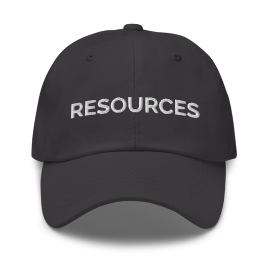 Resources Hat - Dark Grey