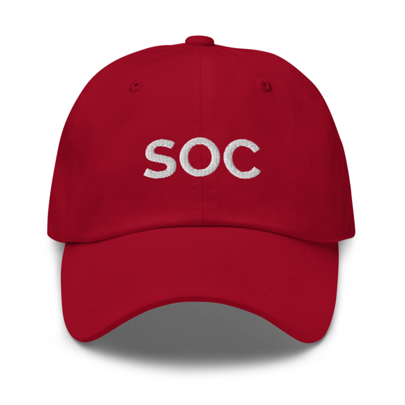 Soc Hat - Cranberry