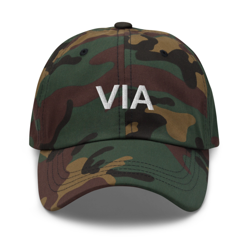 Via Hat - Green Camo