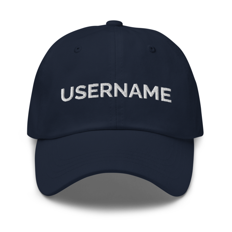 Username Hat - Navy