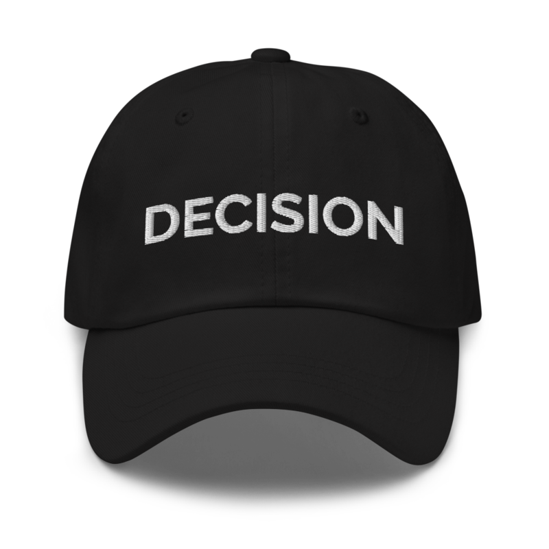 Decision Hat - Black