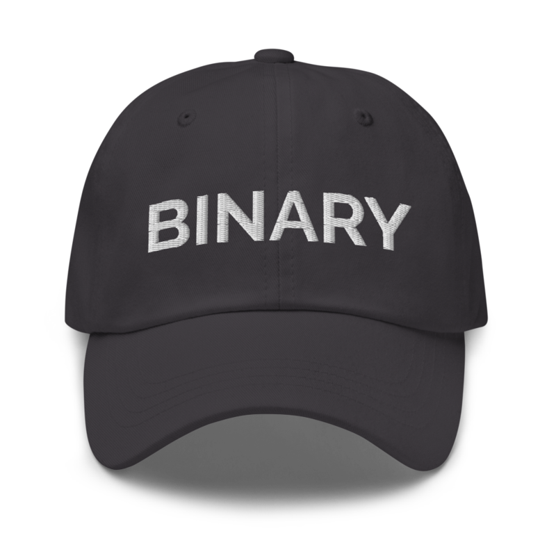 Binary Hat - Dark Grey