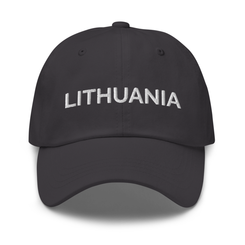 Lithuania Hat - Dark Grey