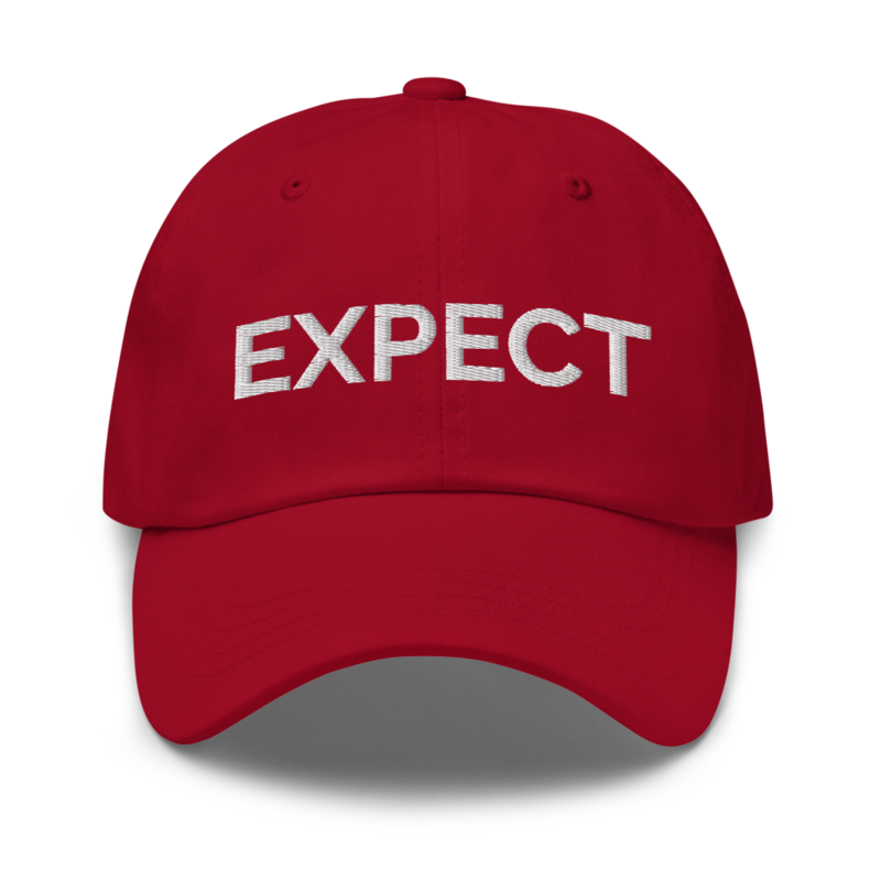Expect Hat - Cranberry