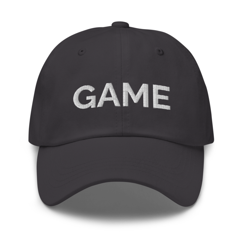 Game Hat - Dark Grey