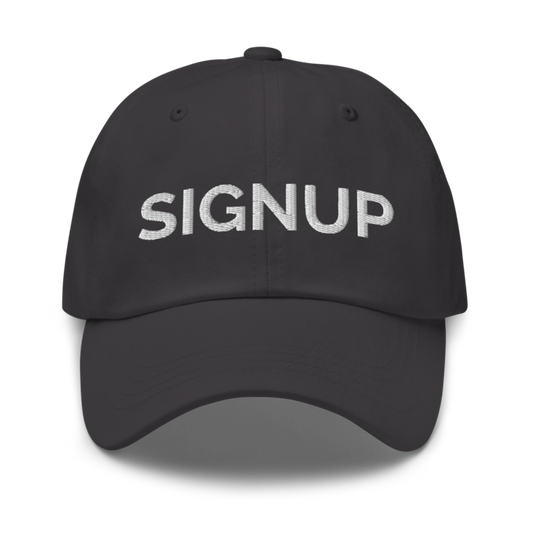 Signup Hat - Dark Grey