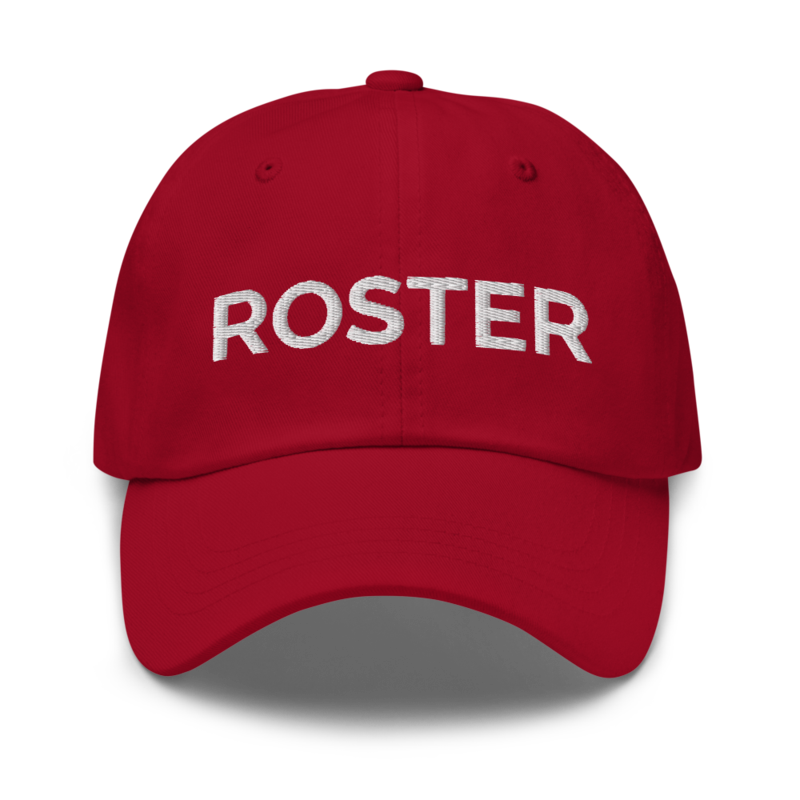 Roster Hat - Cranberry