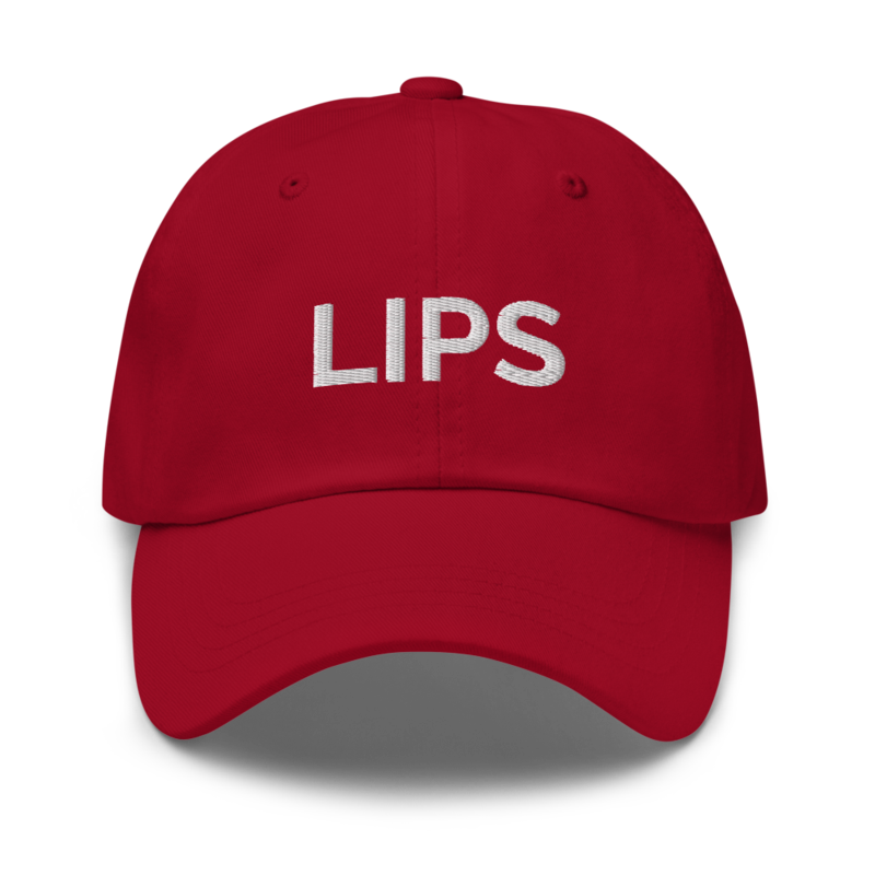 Lips Hat - Cranberry