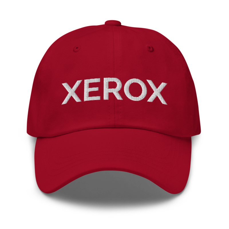 Xerox Hat - Cranberry