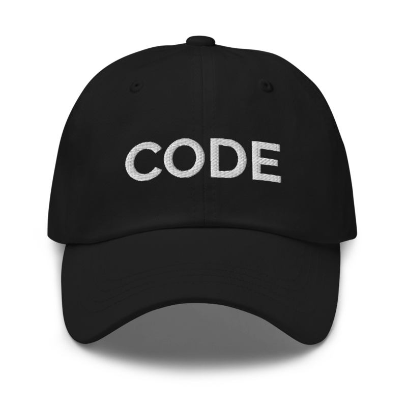 Code Hat - Black