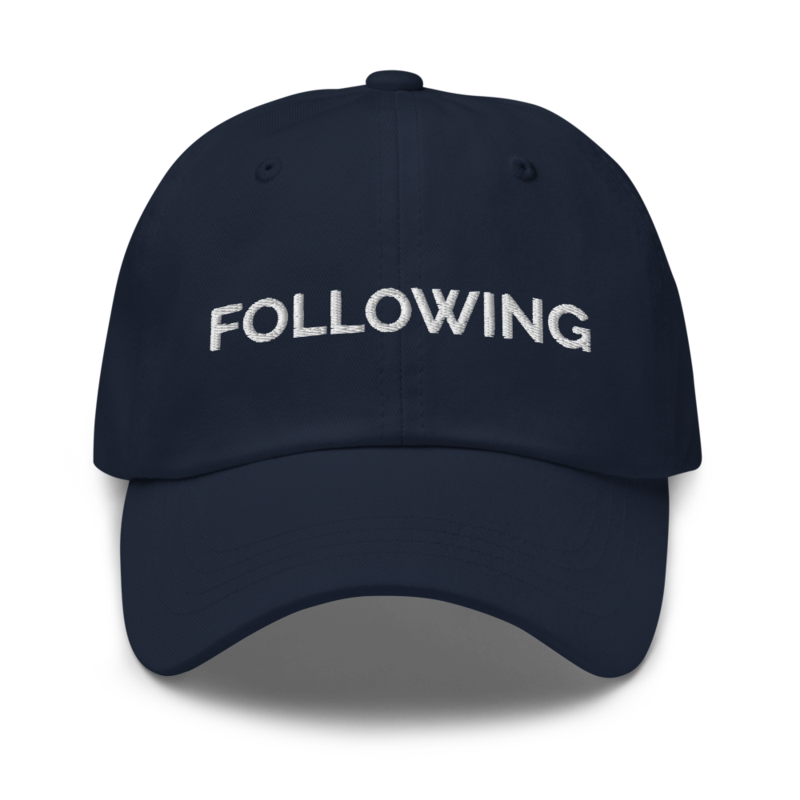 Following Hat - Navy