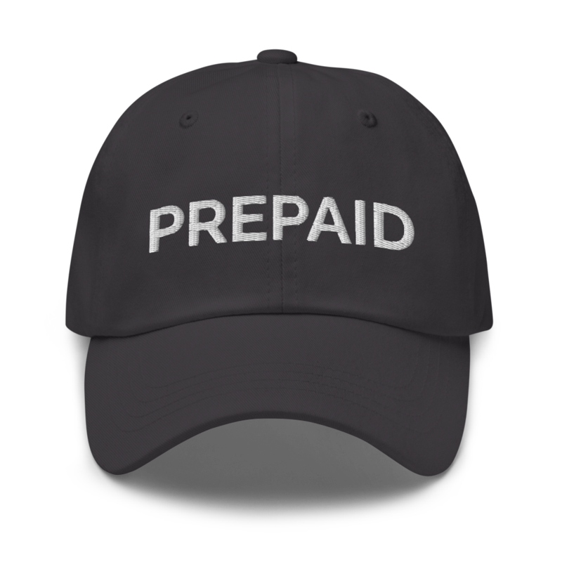 Prepaid Hat - Dark Grey