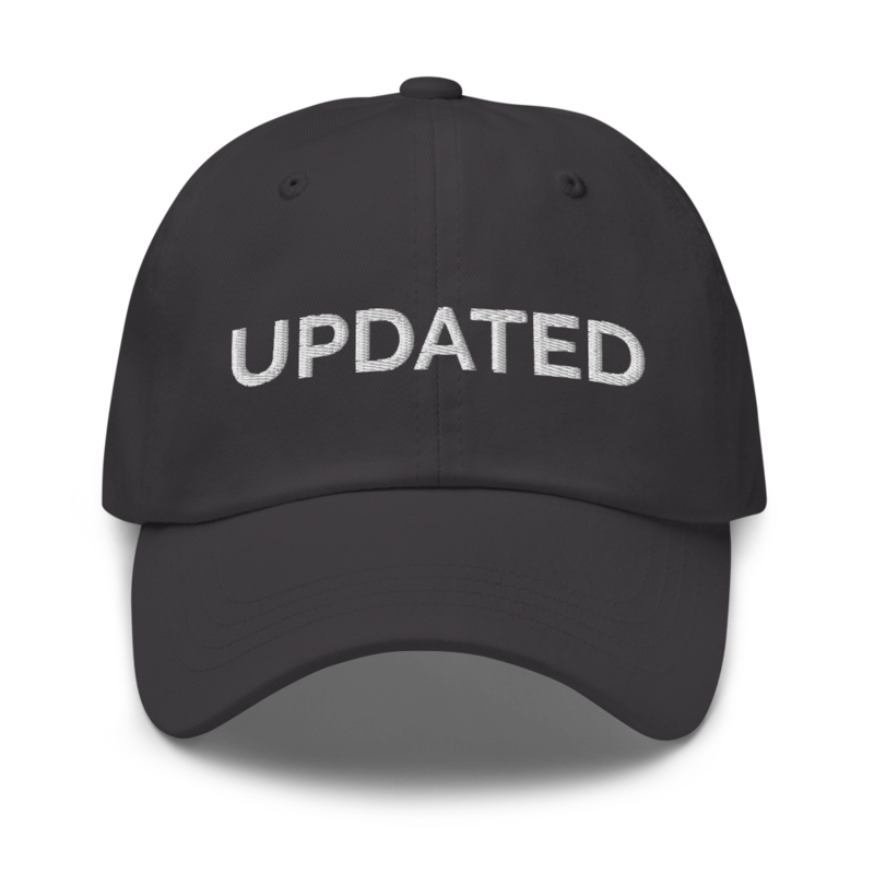 Updated Hat - Dark Grey