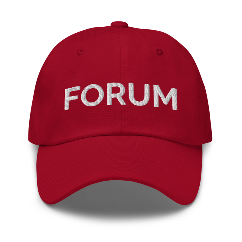 Forum Hat - Cranberry