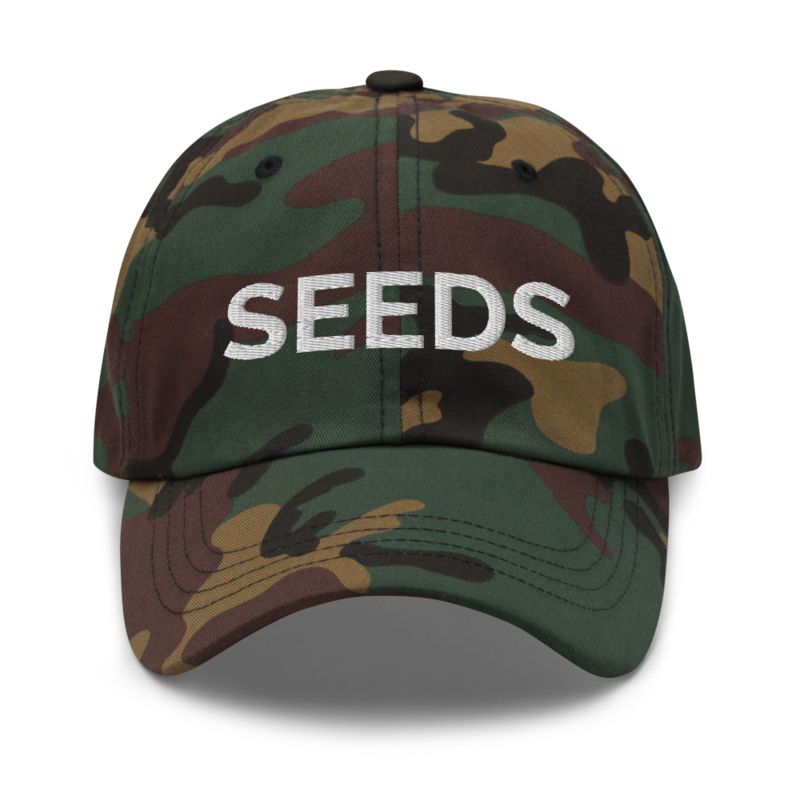 Seeds Hat - Green Camo