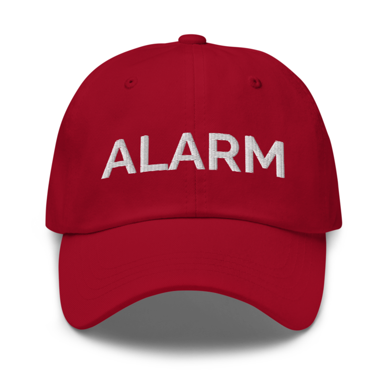 Alarm Hat - Cranberry