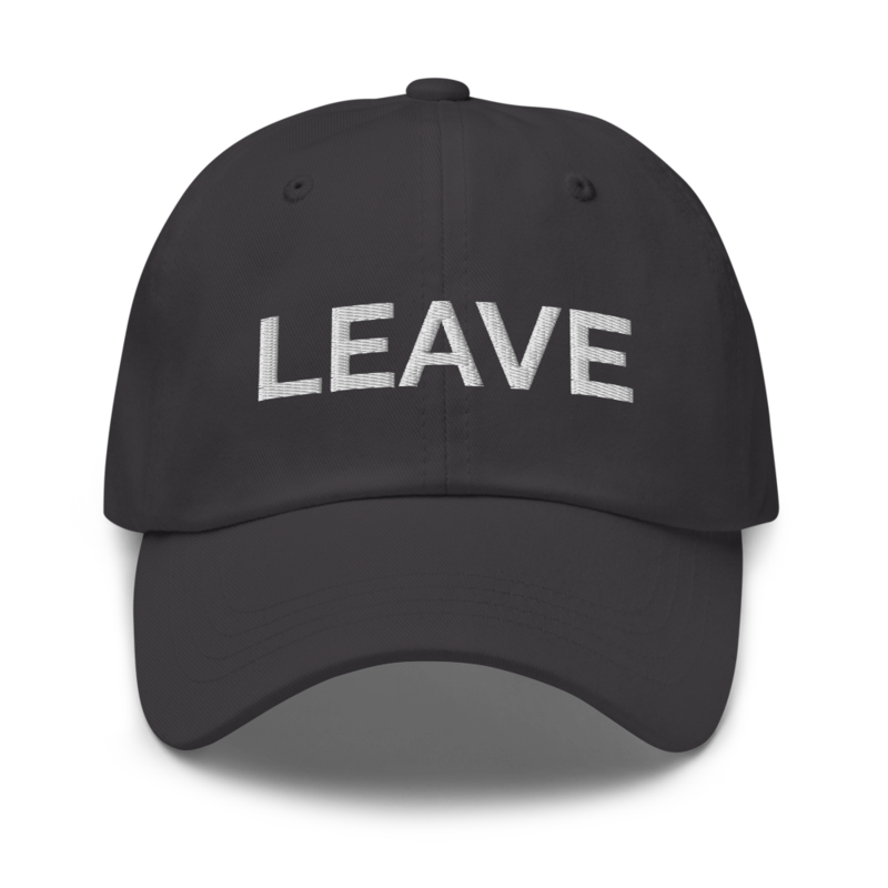 Leave Hat - Dark Grey