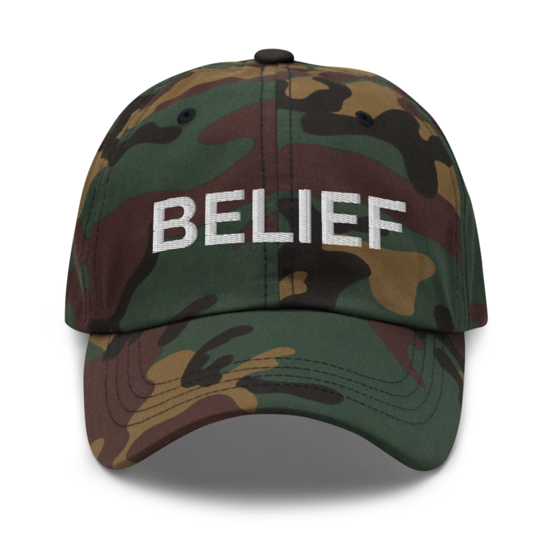 Belief Hat - Green Camo