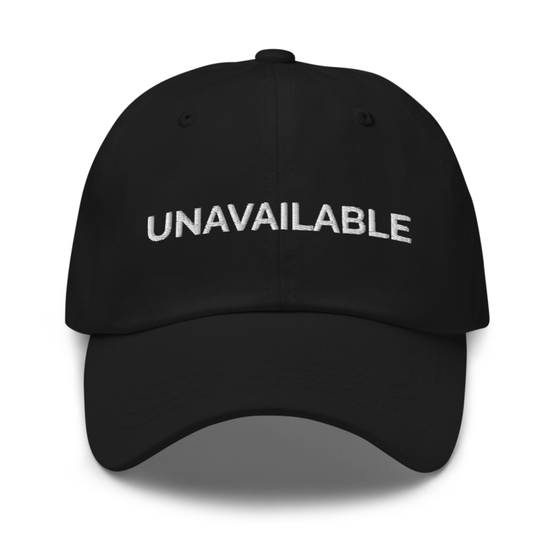 Unavailable Hat - Black
