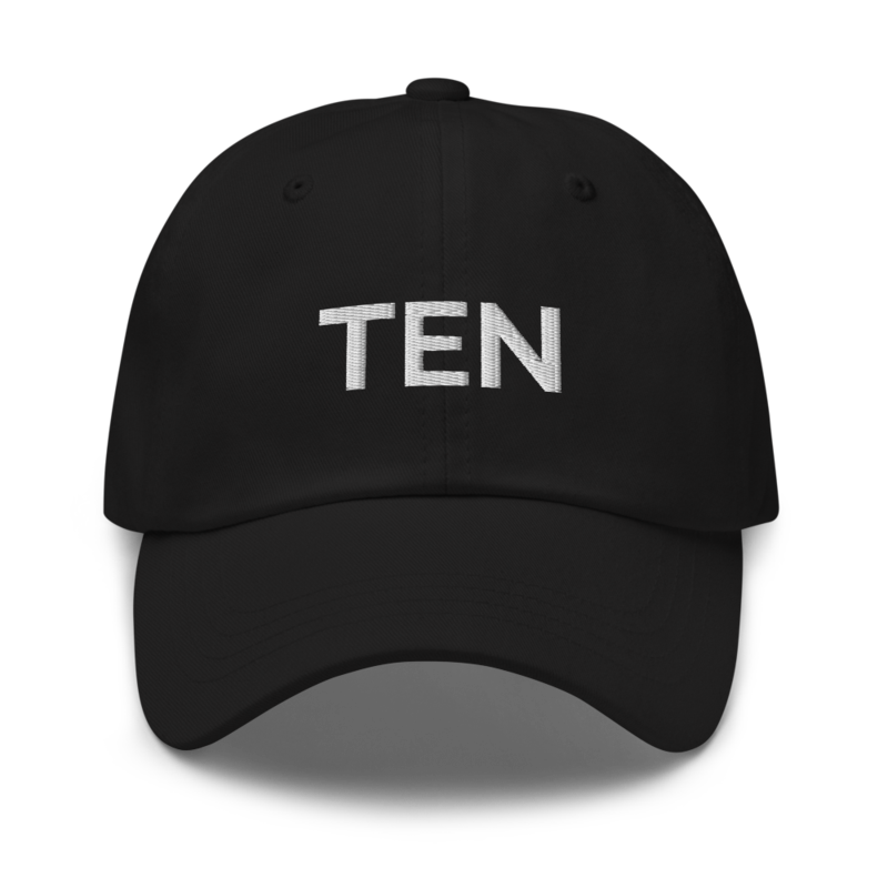 Ten Hat - Black